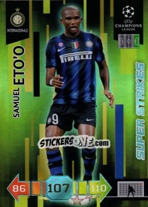 Sticker Samuel Eto'o - UEFA Champions League 2010-2011. Adrenalyn XL n. U26 - Panini