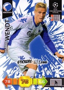 Cromo Oscar Wendt - UEFA Champions League 2010-2011. Adrenalyn XL - Panini