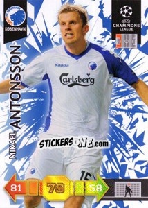 Cromo Mikael Antonsson - UEFA Champions League 2010-2011. Adrenalyn XL - Panini