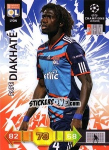 Sticker Pape Diakhaté - UEFA Champions League 2010-2011. Adrenalyn XL - Panini