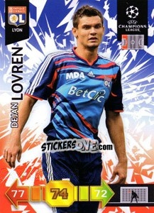 Cromo Dejan Lovren - UEFA Champions League 2010-2011. Adrenalyn XL - Panini