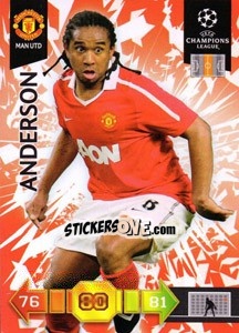 Sticker Anderson - UEFA Champions League 2010-2011. Adrenalyn XL n. U48 - Panini