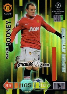 Sticker Wayne Rooney - UEFA Champions League 2010-2011. Adrenalyn XL n. U51 - Panini