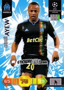Sticker André Ayew - UEFA Champions League 2010-2011. Adrenalyn XL - Panini