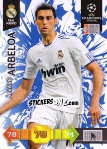 Sticker Álvaro Arbeloa - UEFA Champions League 2010-2011. Adrenalyn XL n. U59 - Panini