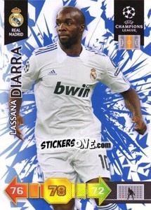 Sticker Lassana Diarra - UEFA Champions League 2010-2011. Adrenalyn XL n. U61 - Panini