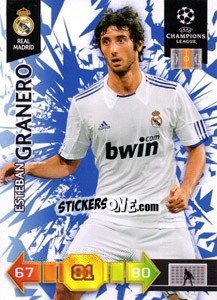 Sticker Esteban Granero - UEFA Champions League 2010-2011. Adrenalyn XL - Panini