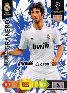 Sticker Esteban Granero - UEFA Champions League 2010-2011. Adrenalyn XL n. U62 - Panini