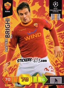 Sticker Matteo Brighi - UEFA Champions League 2010-2011. Adrenalyn XL - Panini