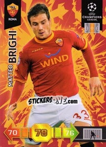 Sticker Matteo Brighi - UEFA Champions League 2010-2011. Adrenalyn XL n. U66 - Panini