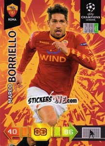 Sticker Marco Borriello - UEFA Champions League 2010-2011. Adrenalyn XL n. U67 - Panini