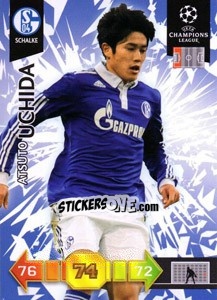 Figurina Atsuto Uchida - UEFA Champions League 2010-2011. Adrenalyn XL - Panini