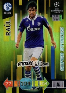 Sticker Raúl González - UEFA Champions League 2010-2011. Adrenalyn XL n. U73 - Panini