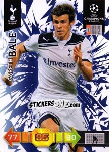 Sticker Gareth Bale - UEFA Champions League 2010-2011. Adrenalyn XL - Panini