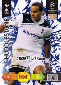 Cromo Tom Huddlestone - UEFA Champions League 2010-2011. Adrenalyn XL - Panini