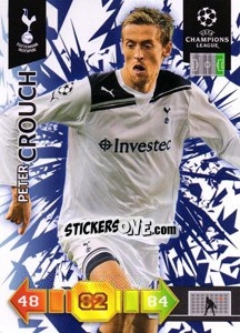 Sticker Peter Crouch - UEFA Champions League 2010-2011. Adrenalyn XL n. U90 - Panini