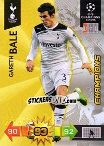 Cromo Gareth Bale - UEFA Champions League 2010-2011. Adrenalyn XL - Panini