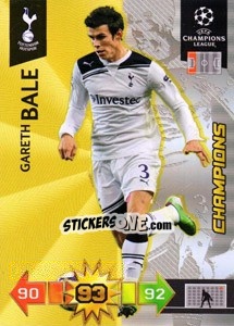 Figurina Gareth Bale - UEFA Champions League 2010-2011. Adrenalyn XL - Panini