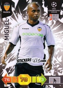 Sticker Miguel - UEFA Champions League 2010-2011. Adrenalyn XL n. U96 - Panini