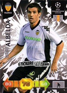 Sticker David Albelda - UEFA Champions League 2010-2011. Adrenalyn XL n. U98 - Panini
