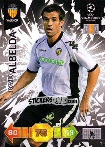 Cromo David Albelda - UEFA Champions League 2010-2011. Adrenalyn XL - Panini