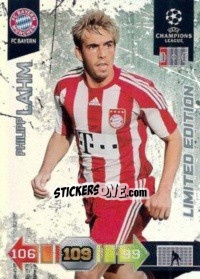 Cromo Philipp Lahm - UEFA Champions League 2010-2011. Adrenalyn XL - Panini