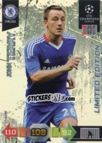 Sticker John Terry - UEFA Champions League 2010-2011. Adrenalyn XL n. LE12 - Panini