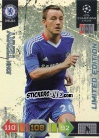 Cromo John Terry - UEFA Champions League 2010-2011. Adrenalyn XL - Panini