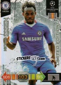 Sticker Michael Essien - UEFA Champions League 2010-2011. Adrenalyn XL n. LE13 - Panini