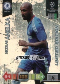 Cromo Nicolas Anelka - UEFA Champions League 2010-2011. Adrenalyn XL - Panini