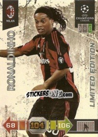 Sticker Ronaldinho - UEFA Champions League 2010-2011. Adrenalyn XL n. LE23 - Panini