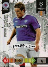 Cromo Steven Davis - UEFA Champions League 2010-2011. Adrenalyn XL - Panini