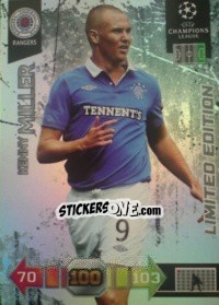Sticker Kenny Miller - UEFA Champions League 2010-2011. Adrenalyn XL - Panini