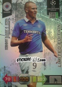 Sticker Kenny Miller - UEFA Champions League 2010-2011. Adrenalyn XL n. LE26 - Panini