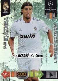 Sticker Sami Khedira - UEFA Champions League 2010-2011. Adrenalyn XL n. LE28 - Panini