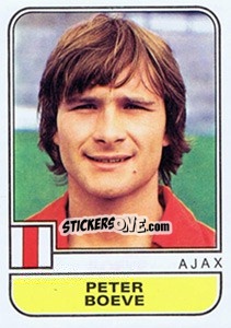 Figurina Peter Boeve - Voetbal 1981-1982 n. 8 - Panini