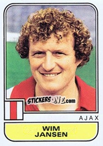 Sticker Wim Jansen - Voetbal 1981-1982 - Panini