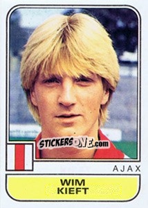 Sticker Wim Kieft - Voetbal 1981-1982 - Panini