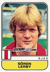 Sticker Soren Lerby - Voetbal 1981-1982 - Panini