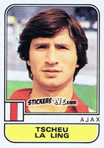 Sticker Tscheu La Ling - Voetbal 1981-1982 - Panini