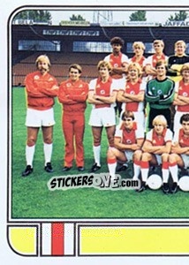 Sticker Team photo - Voetbal 1981-1982 n. 14 - Panini