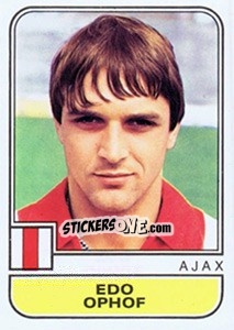 Sticker Edo Ophof - Voetbal 1981-1982 - Panini