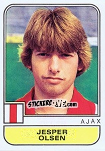 Sticker Jesper Olsen - Voetbal 1981-1982 - Panini