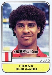 Sticker Frank Rijkaard - Voetbal 1981-1982 - Panini