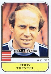 Sticker Eddy Treytel - Voetbal 1981-1982 - Panini