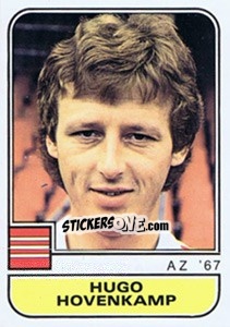 Sticker Hugo Hovenkamp - Voetbal 1981-1982 - Panini