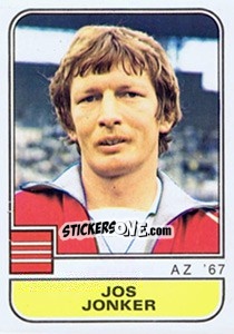 Sticker Jos Jonker - Voetbal 1981-1982 - Panini
