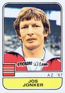 Figurina Jos Jonker - Voetbal 1981-1982 - Panini