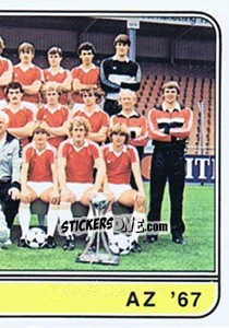 Sticker Team photo - Voetbal 1981-1982 - Panini