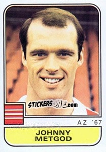 Sticker Johnny Metgod - Voetbal 1981-1982 - Panini